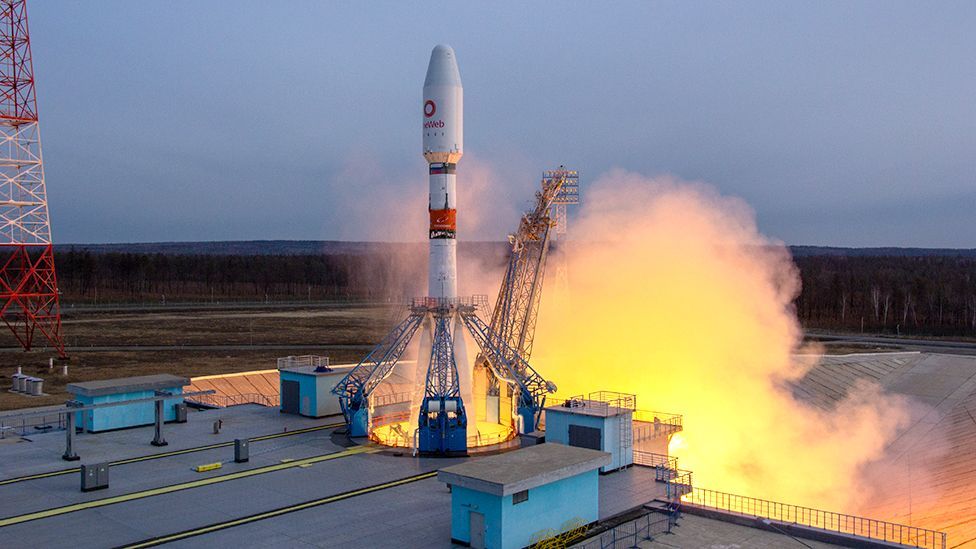 Спутники OneWeb запускают на ракетах "Союз" из России
