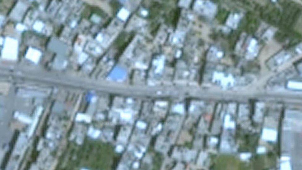 Images of Gaza on Google Earth are of poor resolution