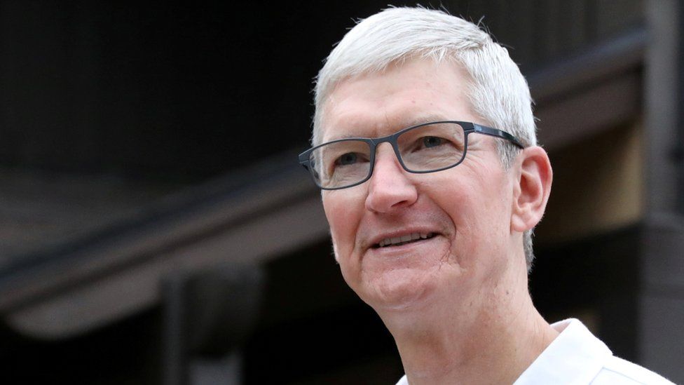 Apple's chief executive Tim Cook