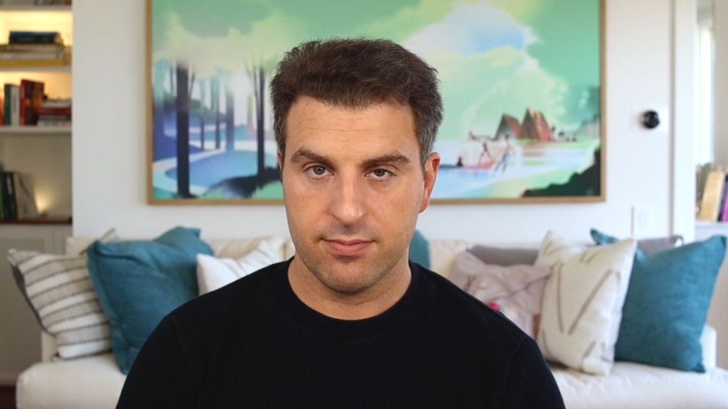 BBC News spoke to Airbnb co-founder and CEO Brian Chesky from his home in California