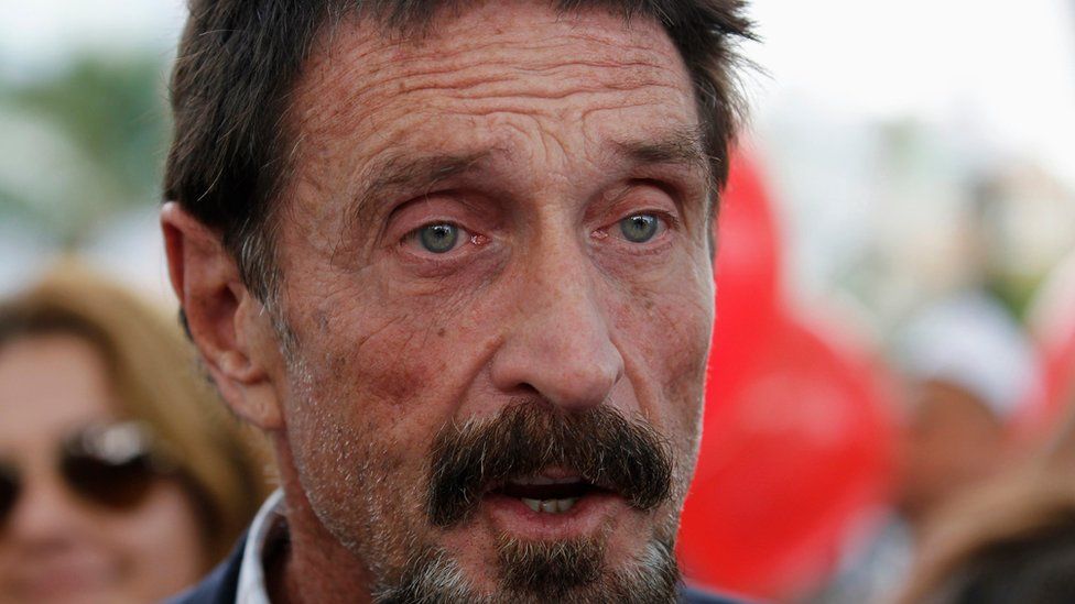 Последние годы неоднозначной жизни Джона Макафи 1 McAfee founded an anti-virus company of the same name, in 1987