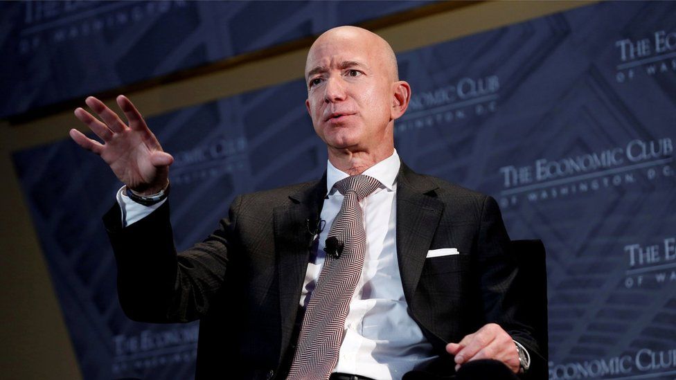 Jeff Bezos stepped back from the chief executive role on 5 July
