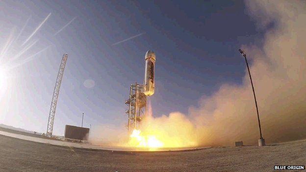 Сэр Ричард Брэнсон отправляется в космос 11 июля 4 Ракета и капсула "Нью-Шепард" вылетают из Западного Техаса