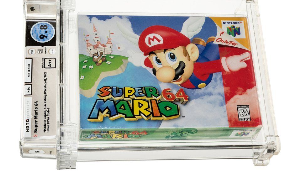 Игра Super Mario 64 продана на аукционе за рекордные 1,5 миллиона долларов 1 Super Mario 64