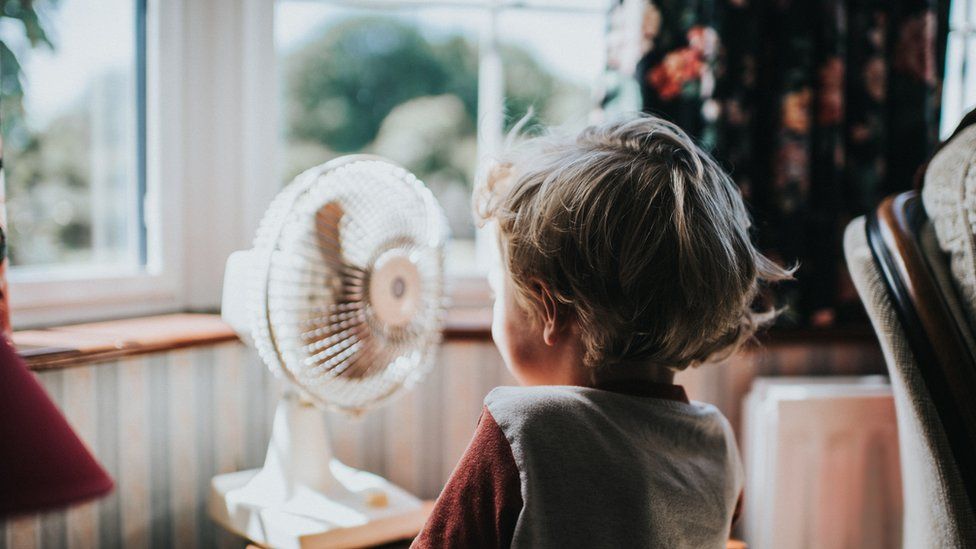 Air moving through a home helps cool it