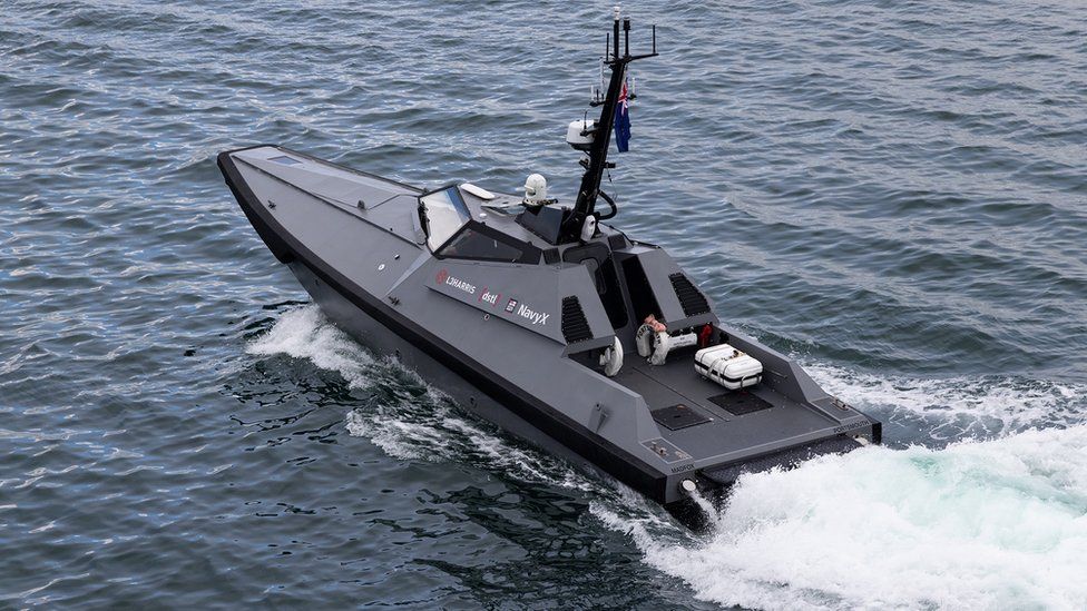 The uncrewed Madfox was acquired by the Royal Navy in March