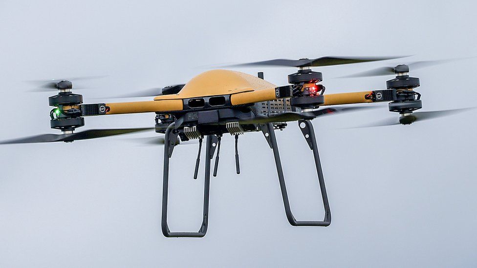 The heavy-lifting Malloy drone was tested as a resupply drone to bring ammunition or medical supplies