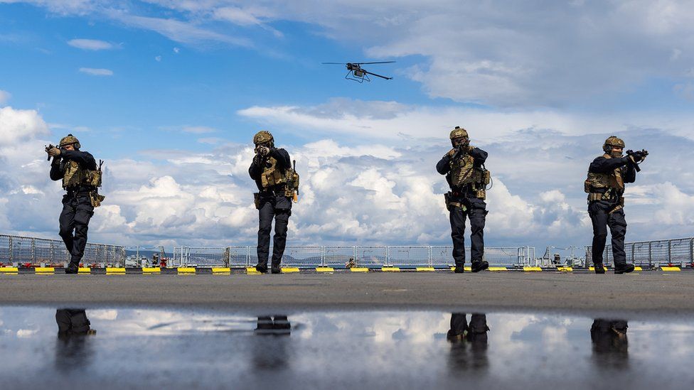 The Ghost drone can provide ground troops with a different vantage point