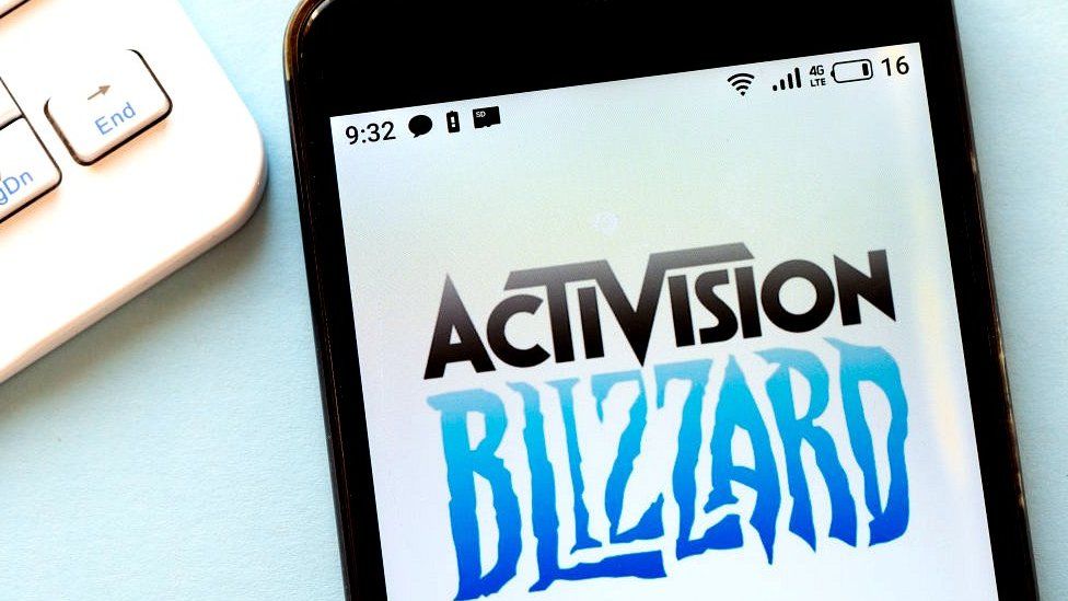 Image caption, Activision Blizzard is one of the largest video gaming companies in the world