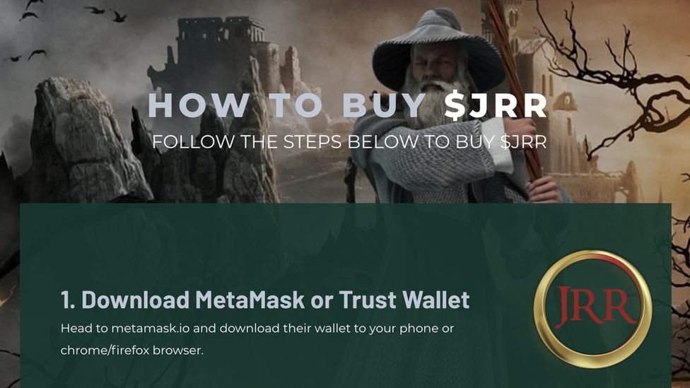 Толкин Estate блокирует криптовалюту JRR Token 2 Доменное имя jrrtoken.com было "специально разработано, чтобы ввести людей в заблуждение", заявили юристы