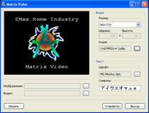 Matrix Video. Making from any image — video with a matrix effect