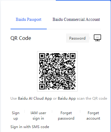 Baidu Cloud Login
