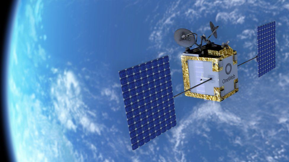 , Artwork: OneWeb has launched three-quarters of its designed network of satellites