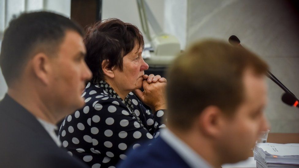 'Что мой муж сделал вам?' - спросила вдова Екатерина Шелипова у российского солдата во время судебного процесса