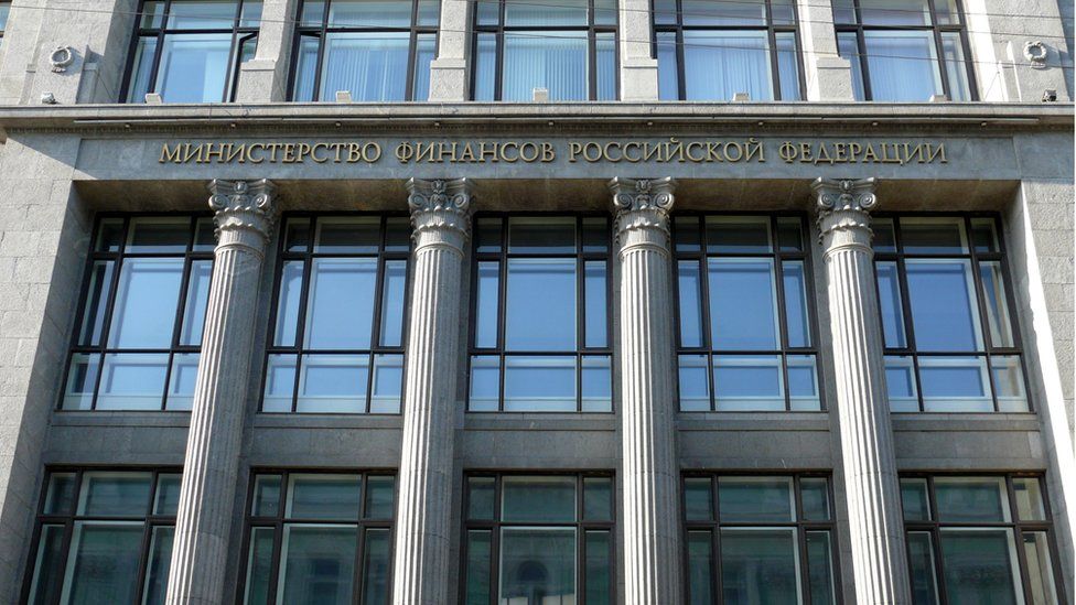 дефолтю Russia's ministry of finance