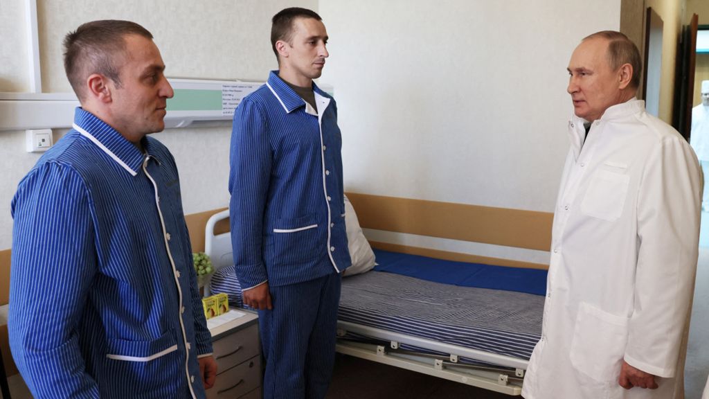 путин посетил солдат, раненых во время конфликта в Украине - 25 мая 2022 года