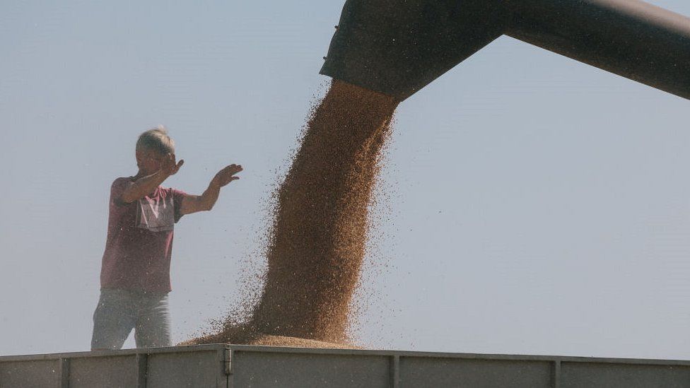 , Ukraine fears a big harvest shortfall if its stockpiles cannot be shipped abroad