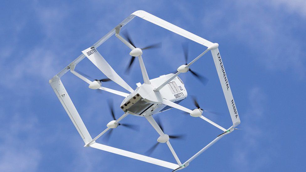 , Amazon's latest delivery drone, the MK27-2