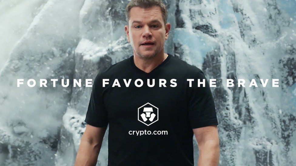 , Matt Damon fronted a crypto ad that played at the Super Bowl