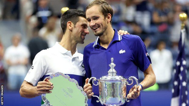, Daniil Medvedev won his first Grand Slam title by beating Novak Djokovic in last year's US Open men's singles final
