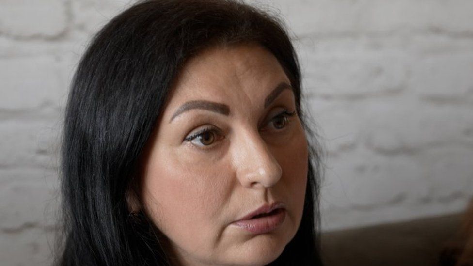 , Yuliya Zolotariova managed to flee Mariupol two weeks ago with the help of her daughter Anastasiya.