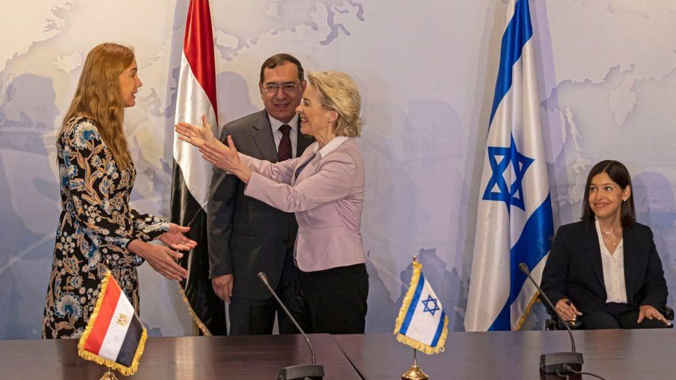 , The framework deal will allow Israeli liquefied natural gas (LNG) to be shipped to Europe
