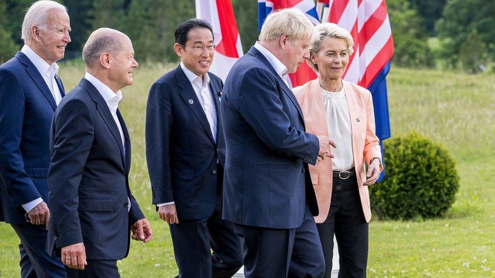 , Ukraine dominates the G7 talks at Schloss Elmau in Bavaria