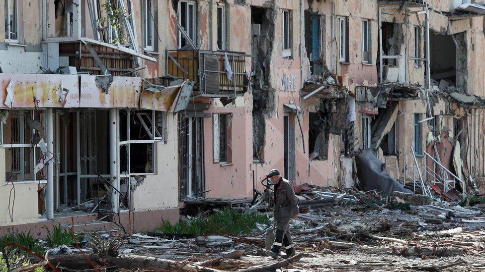 , Entire neighbourhoods have been destroyed in Mariupol after weeks of relentless attacks by Russia