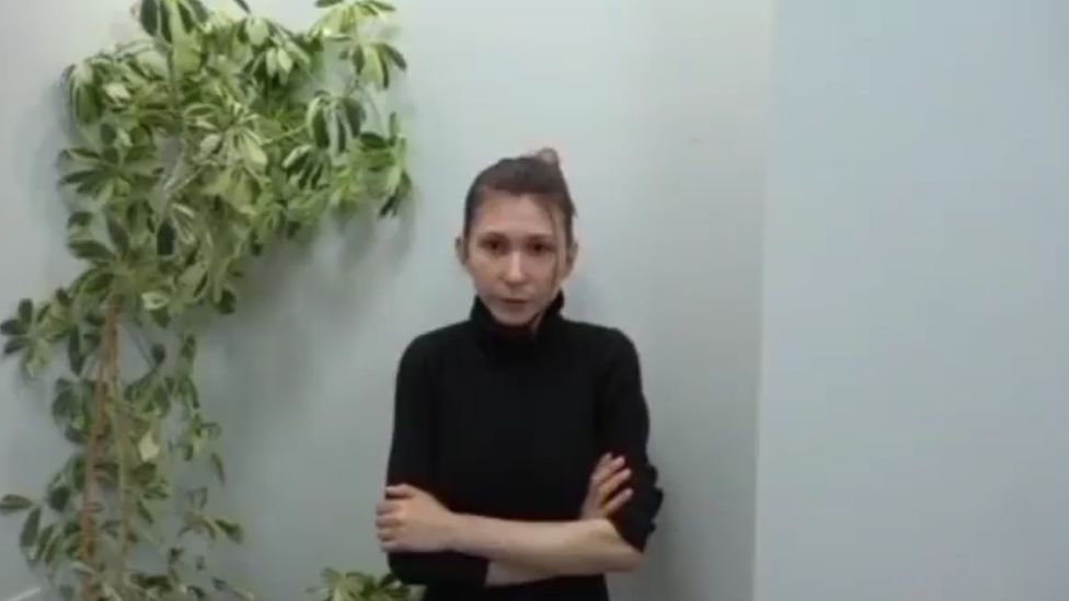 After Viktoriia Roshchyna was released from detention, a hostage-style video began to circulate on pro-Russian Telegram channels