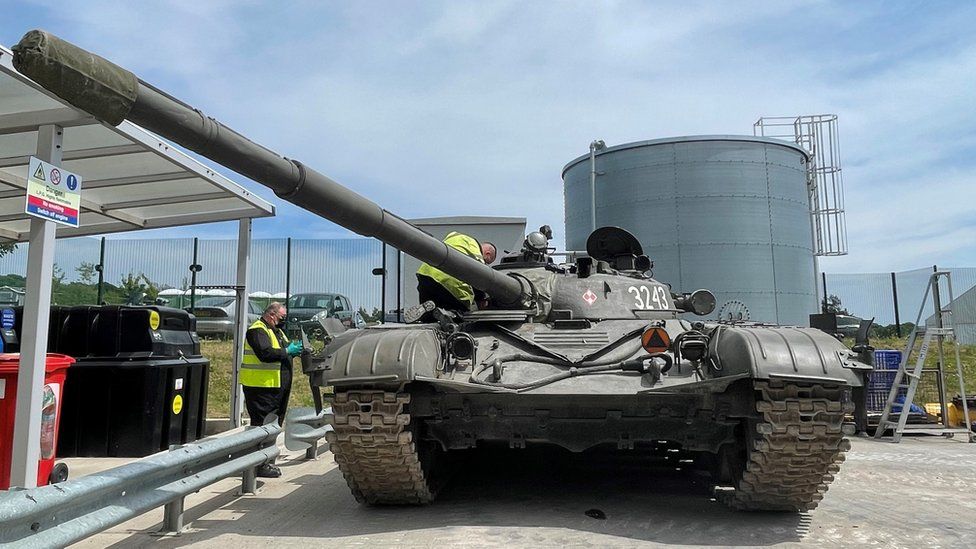 Этот Т72 был подарен танковому музею польской армией