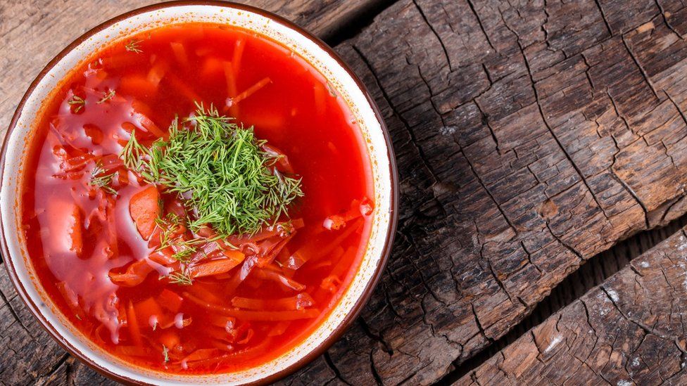 , There are many versions of borsch recipes