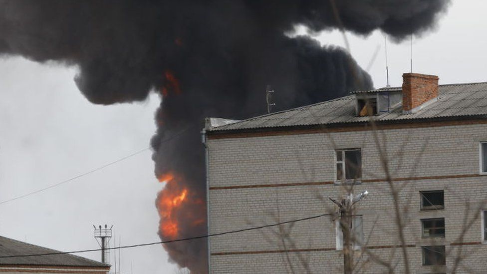 , Belgorod was also hit by a blast in April