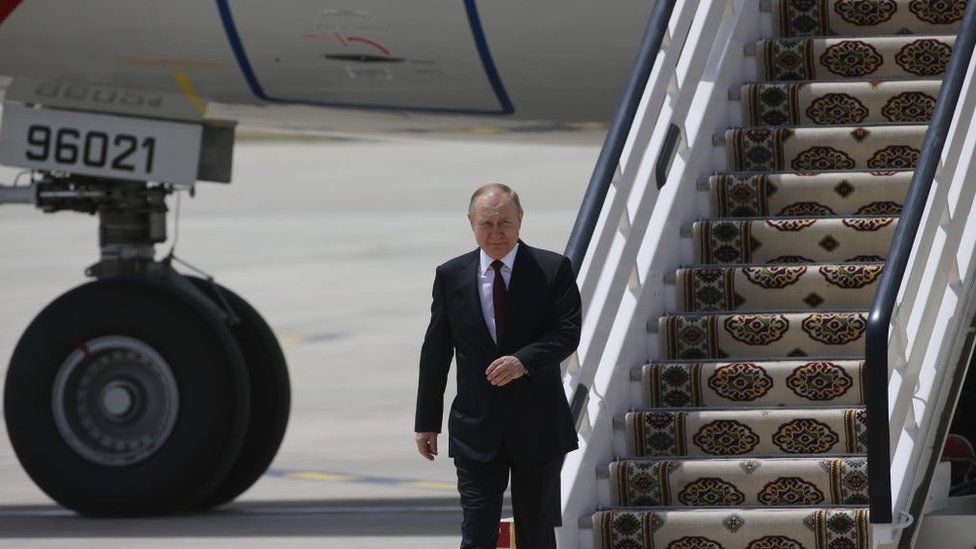 Vladimir Putin has largely confined himself to Russia since the war in Ukraine began