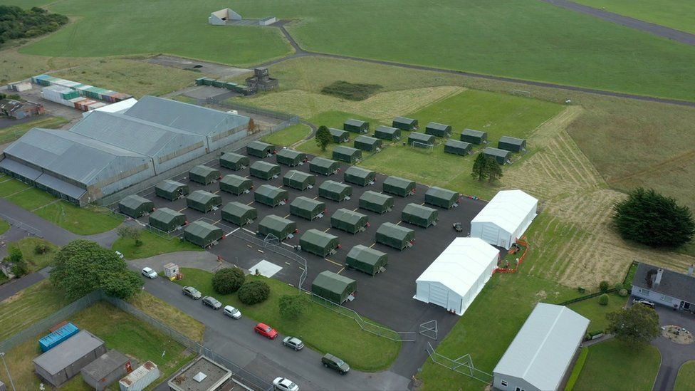 Gormanston army camp in County Meath will house up to 320 people when fully operational