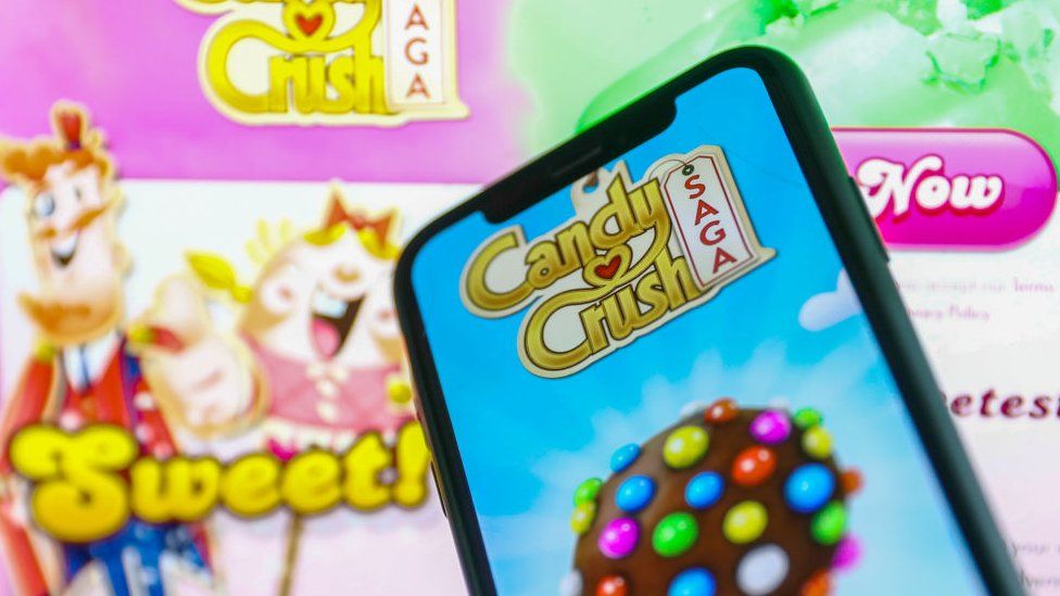 A screenshot of Candy Crush on a mobile
