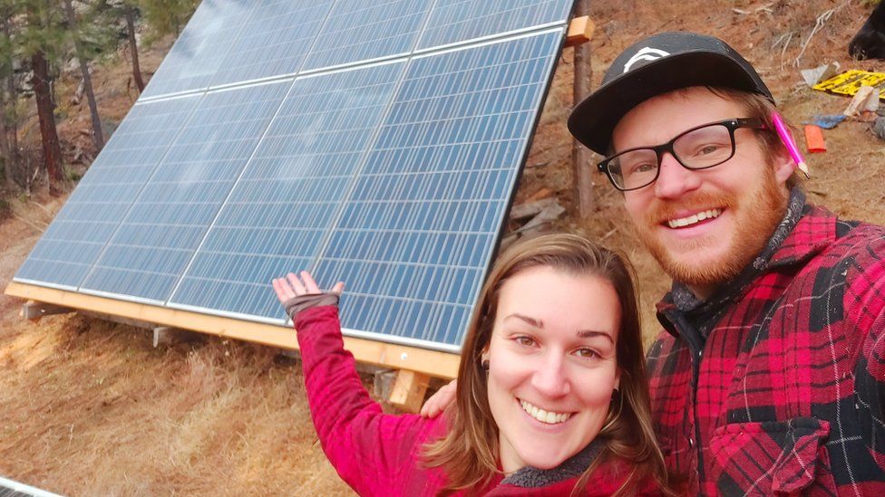 Katie Erickson and Greg Mooney are building an off-grid house in British Columbia, Canada