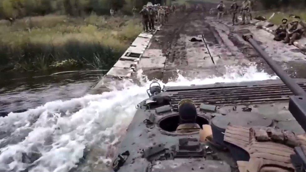 Вооруженные силы Украины заявили, что в выходные они переправились через реку Оскол
