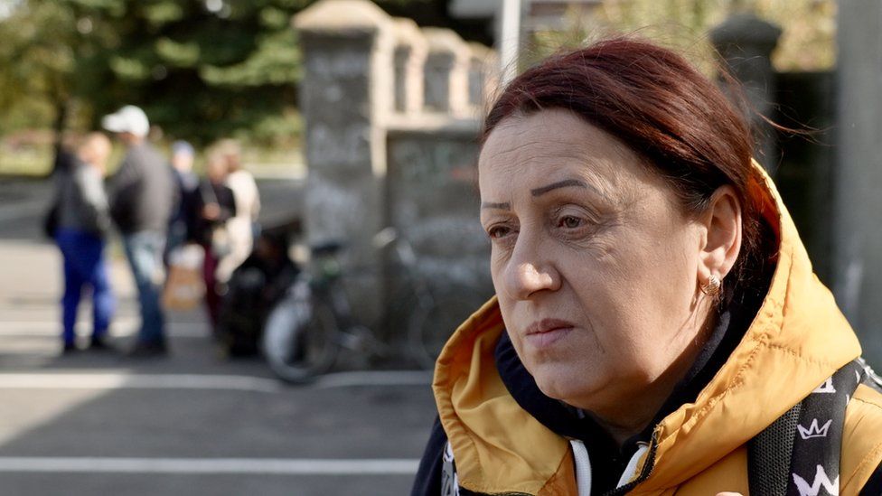 Iryna has chosen to evacuate Bakhmut with her teenage daughter