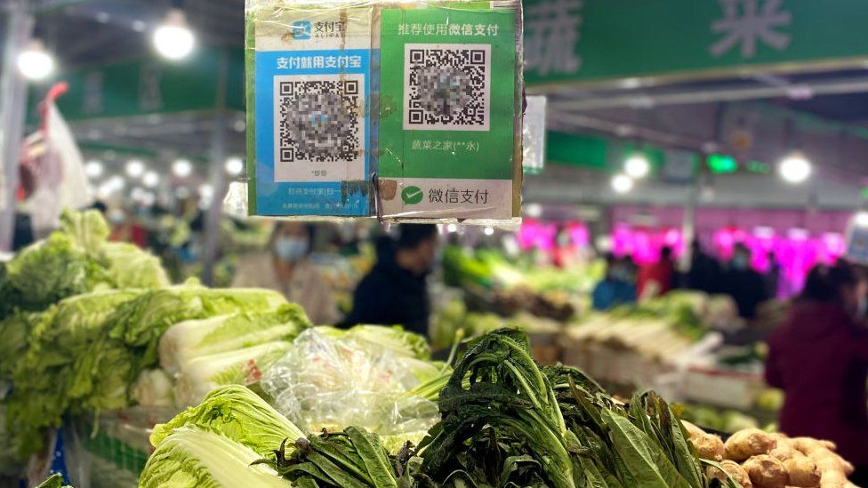 In China, even vegetable markets use WeChat as a payment system