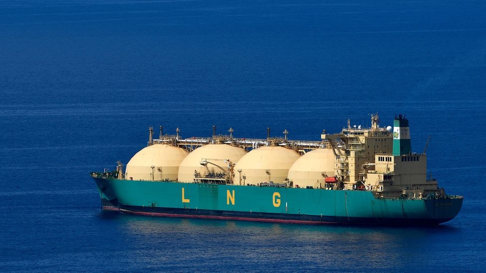LNG tankers carry gas worth tens of millions of dollars