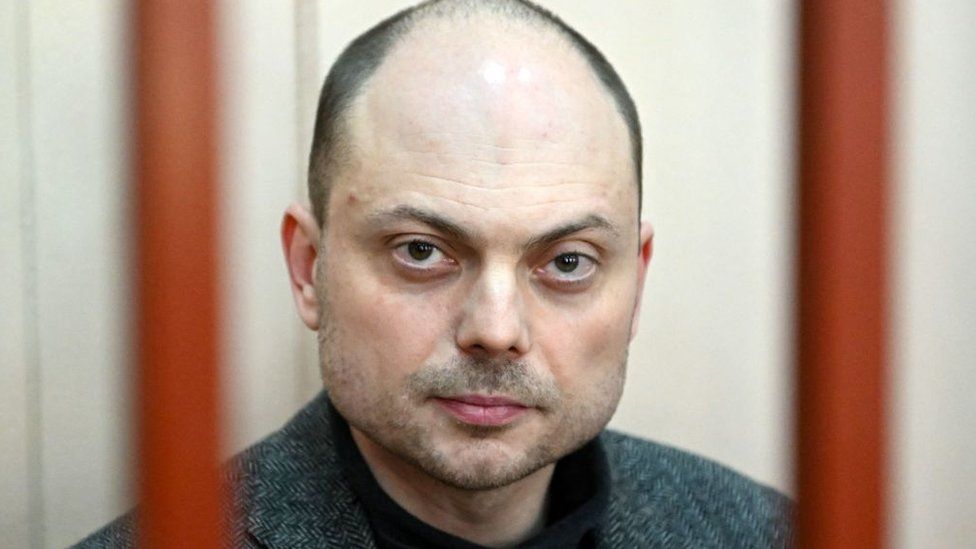 Vladimir Kara-Murza was imprisoned in April for criticising Russia's full-scale invasion of Ukraine