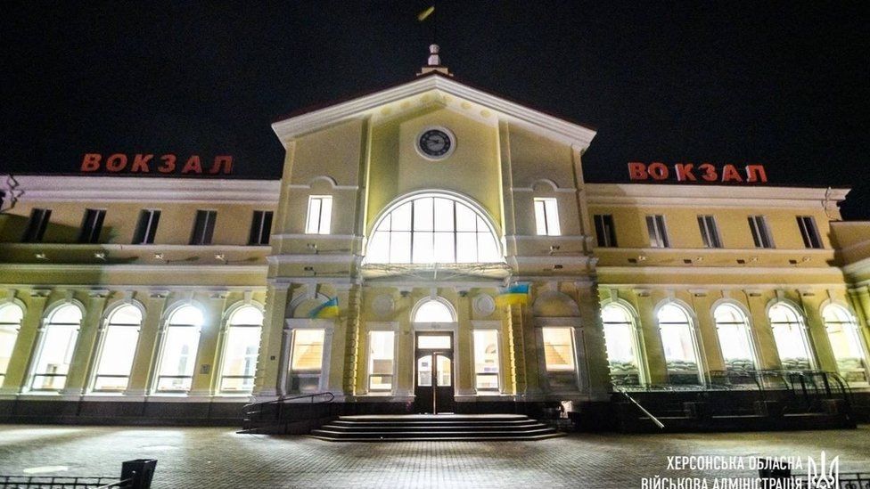 Kherson railway station has been reconnected to the grid