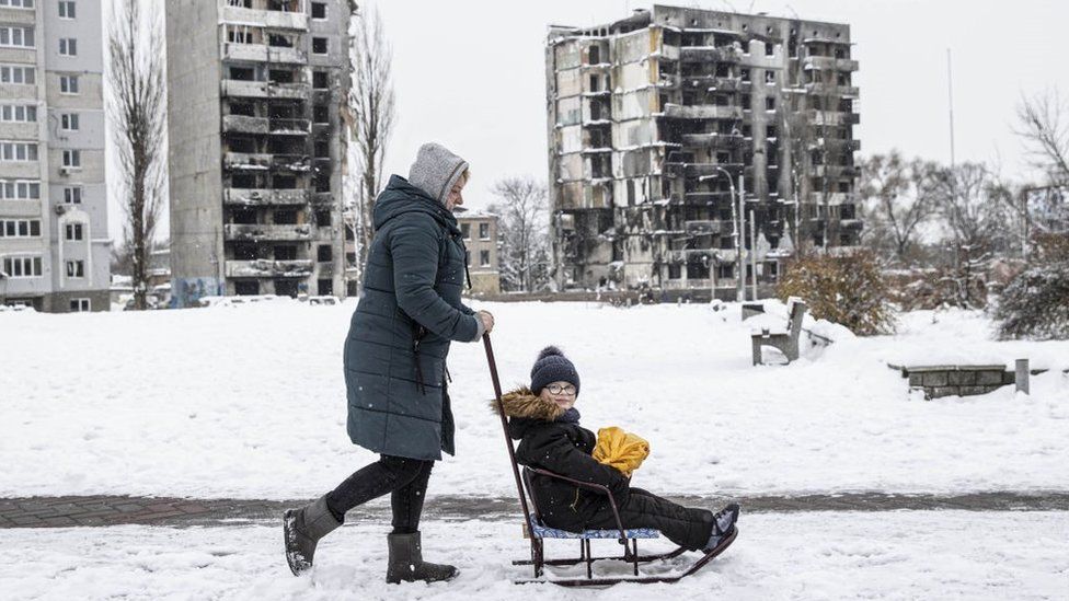 Temperatures are predicted to plummet as low as -20C in Ukraine this winter