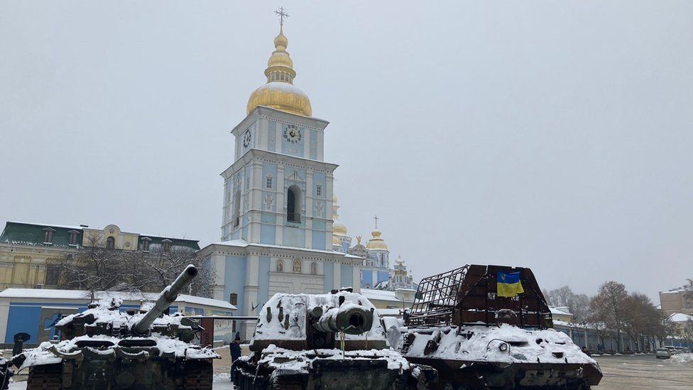 Kyiv is covered in snow, and temperatures will drop further