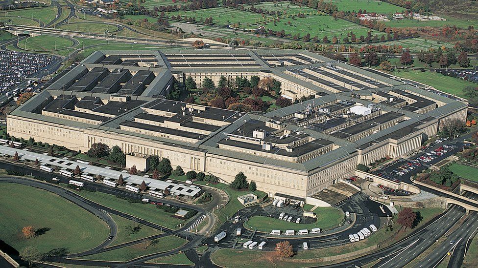 Arial photo the pentagon