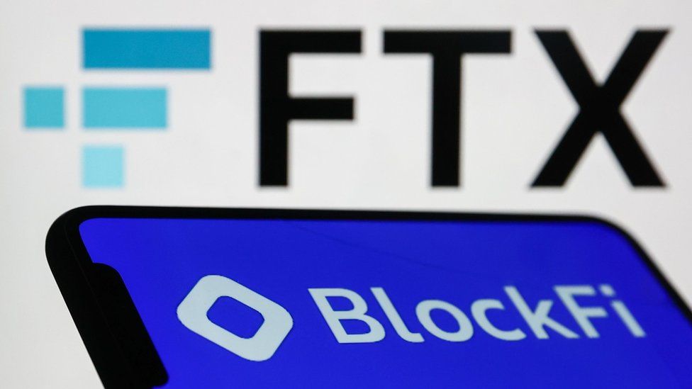 BlockFi and FX logos