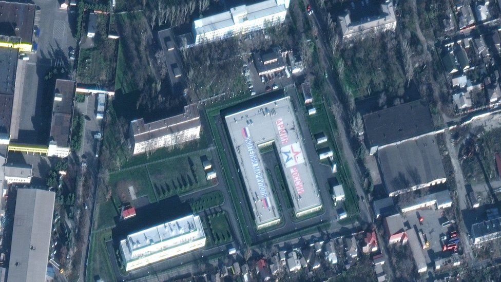 The newly constructed Russian military base in Mariupol suggests Russia is seeking to dig in in the city