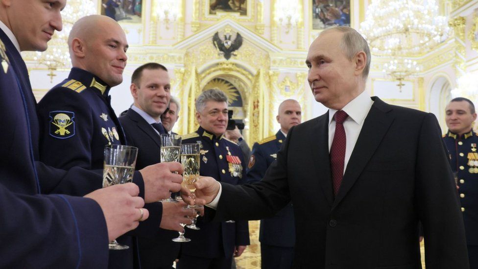 Putin was speaking at an awards ceremony in the Kremlin