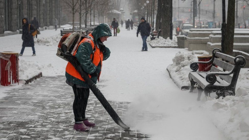 Ukraine is now seeing snow and sub-zero temperatures in many regions, including Kyiv