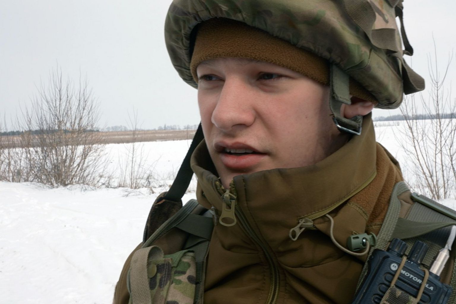 Eugene Gromadskyi at the beginning of the war